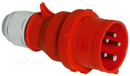 Rutab 2136 Stickpropp Quick-Connect, 400 V, Anslutningsdon & kablar