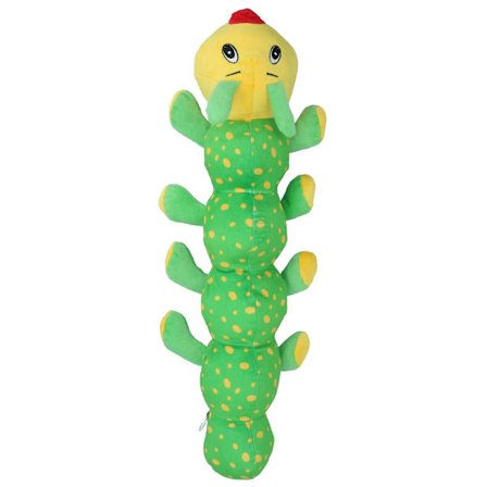 Ekstra stor Maxi Colin Caterpillar Plysj Myk Hundeleke Med Knirk Hundegave[D]