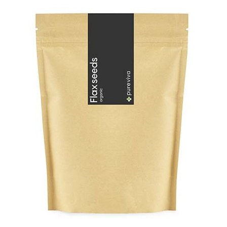 Pureviva Brune Hørfrø Ø 500 g, Helse & Madvarer, Kerner & Frø, Frø