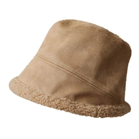 Bredskygget Bucket Hat Dame Vinterhatte Varme Fiskehatte til Mænd