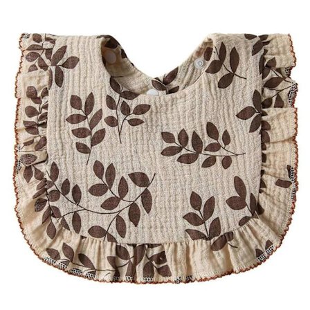 Baby Smekker For Spising Og Tannfrembrudd Nyfødte Siklesmekke Sikle Håndkle 4-Lags Baby Tegneserie Print Spiseblader (FMY)