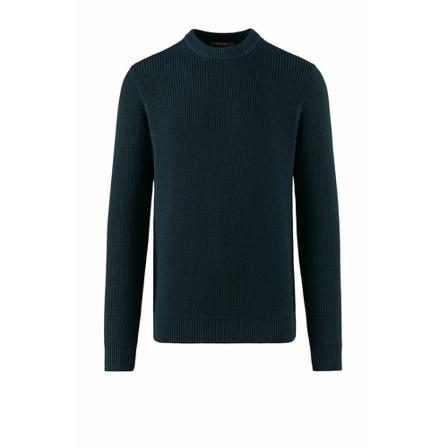 BomBoogie Round-neck Strik Blå, Herre Strik