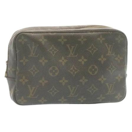 Louis Vuitton Vintage Pre-Owned Toilet Kit Brun, Dame Vintage Tasker, Størrelse: ONE Size