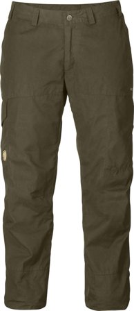 Fjällräven Women's Karla Trousers Hydratic Women hiking trousers Green 34
