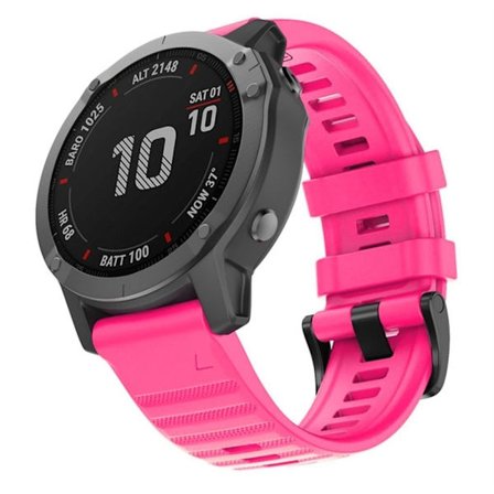 Garmin Fenix 7X Silicone Watch Band - Pink