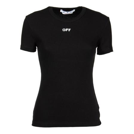 Off White Training T-Shirts Sort, Dame Løbetoppe & shirts