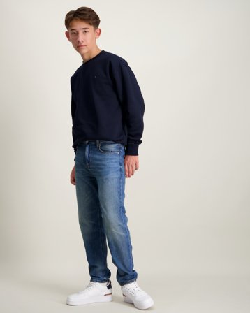 Tommy Hilfiger ARCHIVE EMB DARK BLUE DENIM Blå Jeans Gutt - Kids Brand Store