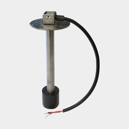 Tank Sensor for fuel & water Veethree, F / USA, SAE-5 (bolt mounted), 240 - 33 Ω, 178 mm