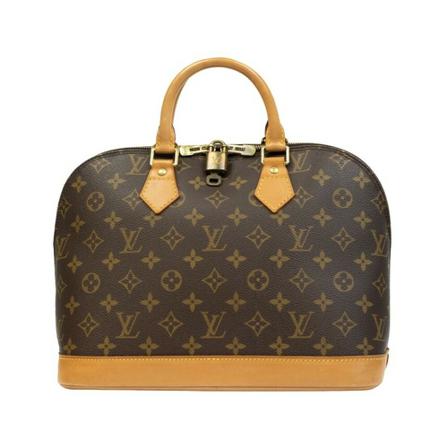 Louis Vuitton Vintage Pre-owned Alma Vintage Small Tas , Bruin , Dames , Maat: ONE Size Vintage Tassen