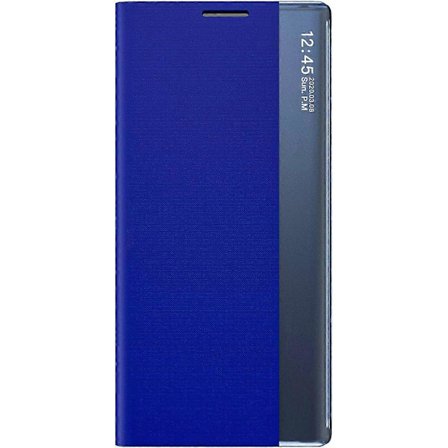 Smart View Flip Cover til Samsung Galaxy S20 FE (Fan Edition), Premium læderetui med stilfuldt spejl displayvindue