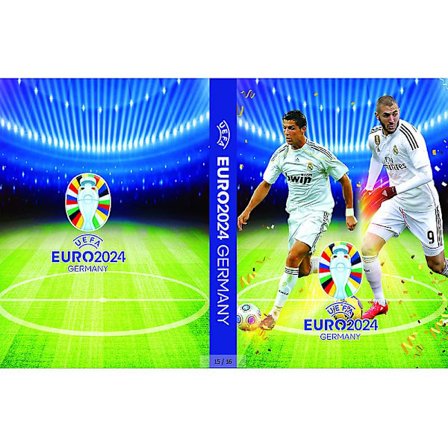 Jalkapallotähtien Korttialbumi Map Letter Holder Binder, Tilaa 240 Korttia, Tähtikorttien Kotelokeräysalbumi Kirja Kansio Lapsen Leikki Lahja [DmS]