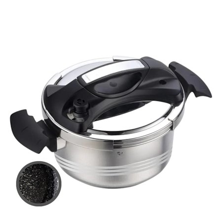 Royalty Line RL-28PS8LM: 28cm marmorbelagt trykkoger - 8L