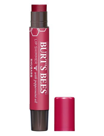 Burt's Bees Lip Shimmer - Rhubarb - Pink - 2.6 g
