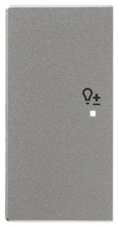 ABB Impressivo 6220-0-0165 Yksiosainen vipupainike himmennin, vasen Alumiini, Kytkimet & pistorasiat