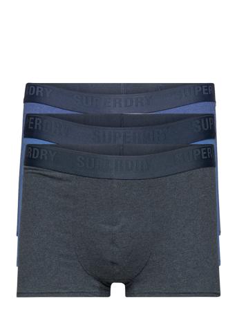 Trunk Multi Triple Pack Bokserit Sininen Superdry