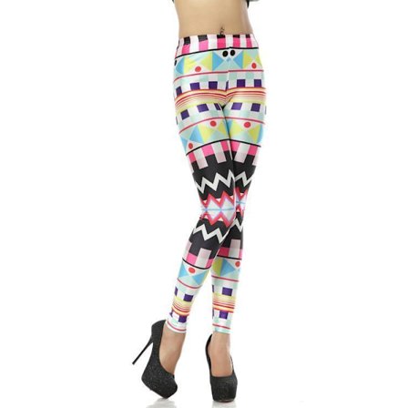Färgglada Aztec Leggings