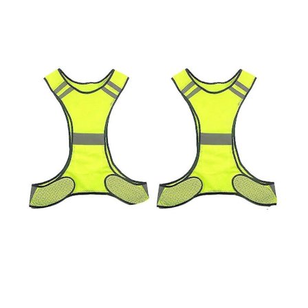 Reflekterende Vest Slitesterk Løpevest Bærbar Reflekterende Sykkelvest