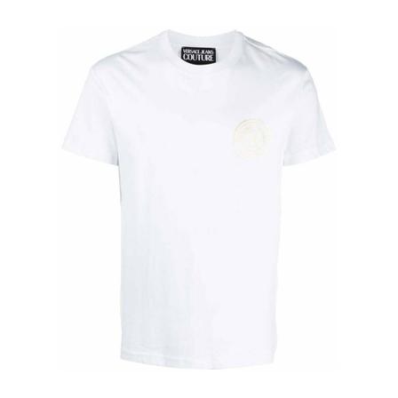 Versace Jeans Couture, T-Shirts Wit, Heren, Maat:L