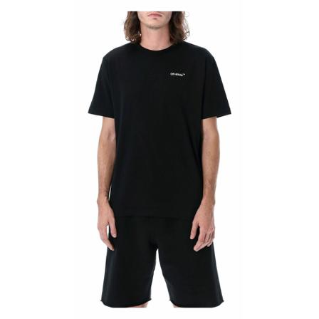 Off White T-Shirts , Zwart , Heren , Maat: M