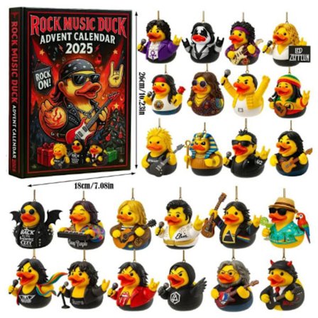 ROCK MUSIC DUCK Joulukalenteri - Joululahja Akryyliriipus{yh}
