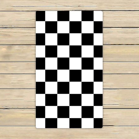 Rutigt Svart Vitt Rutmönster Strandbadhanddukar Badrum Kropp Dusch Handduk Badlakan 40x70 Cm