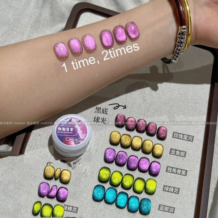 XEIJAYI Rosa Kattöga Gel Nagellack Keramisk Magnetisk Gel UV Semi-permanent Emaljer Lack Nagelmaterial För Professionella Gel