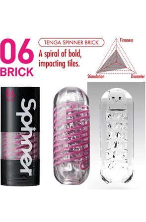 Kjøp Tenga Spinner Brick - Masturbator | God pris