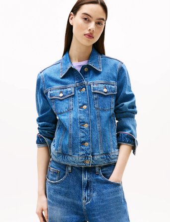 Tommy Jeans Classic Trucker Jacket Ci8132 - Blue - S