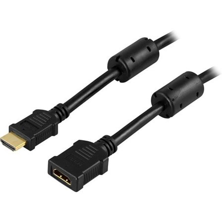Deltaco HDMI-122 - HDMI-forlengelseskabel - 2 m