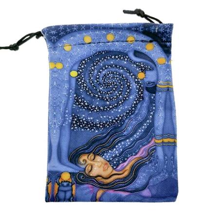 13x18cm komposiitti samettipussi joulu- ja halloween-lahjojen s ilytykseen pienille esineille kristallissa 7