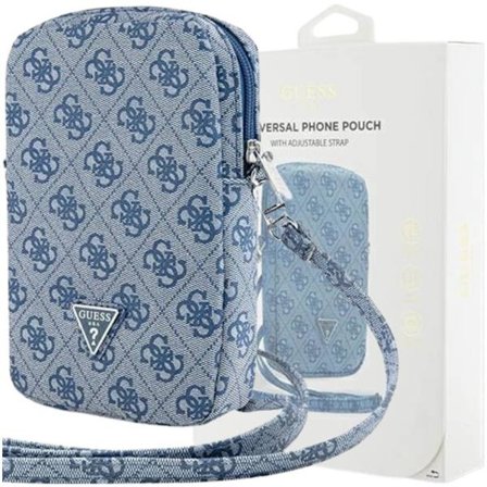 Guess Zip 4G Triangle bag - blå