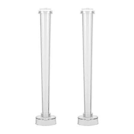 2 stk. konisk stangformet lysstøpeform vanlig DIY lysstøpeform