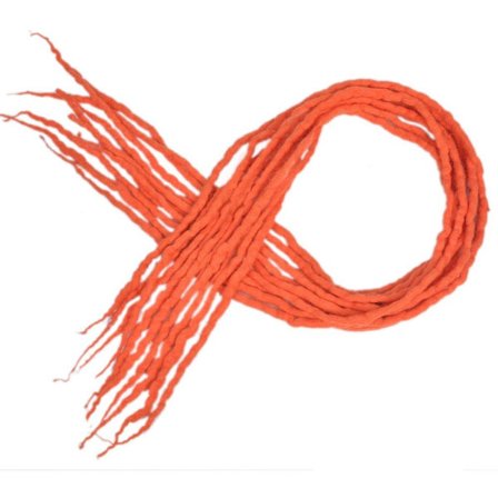 Dreadlocks Extensions Hair Extension ORANGE