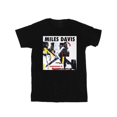 Miles Davis Mens Rubberband EP T-Shirt XL Svart