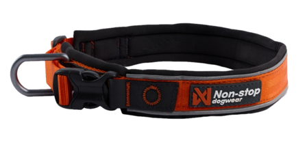 Non-Stop Dogwear - Roam Collar Orange Small - Hund - Halsbånd - ZOO.no