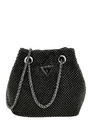 Guess Zalina Pouch Handväskor Dam Svart ONESIZE