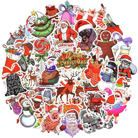 Vattentäta vinyldekaler med 50 ark för scrapbooking, laptop, skrivbord