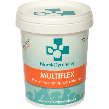 Norsk Dyrehelse - Norwegian Animal Health MultiFlex 200 tabletter - Hund - Hundepleie & kosttilskudd - Kosttilskudd & hundevitaminer - ZOO.no