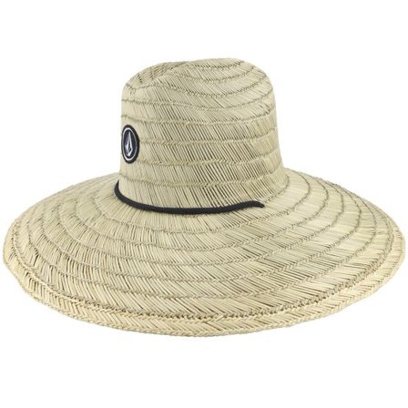 Volcom - Beige straw Hatt - Quarter Natural Straw Hat @ Hatstore