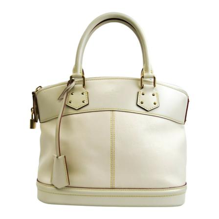 Louis Vuitton Vintage, Pre-owned Lockit Bag Wit, Dames, Maat:ONE Size
