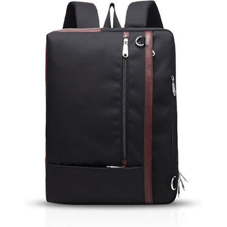 Rento 3-in-1 olkalaukku, 15,6 tuuman kannettava reppu, bisneslaukku, matkalaukku, koululaukku, opiskelijan laukku, ulkoreppu, vedenpitävä, miehille ja