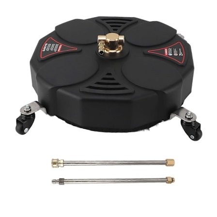 13 tommer Overfladerenser til højtryksrenser med 4 hjul 2500PSI 1/4 tomme Quick Plug Højtryksrenser Overfladerenser