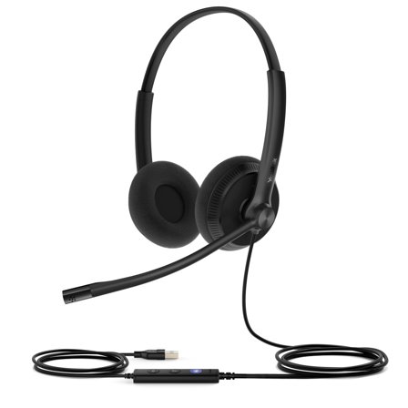YEALINK UH34 Lite Dual Teams Headset USB Type-A FCC Sort