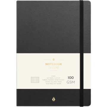 Notatbok Deluxe Svart A5