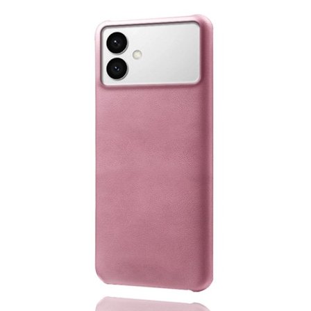 Mobilskal till Samsung Galaxy S26 Edge PU Läder Hård PC Skydd - Roséguld