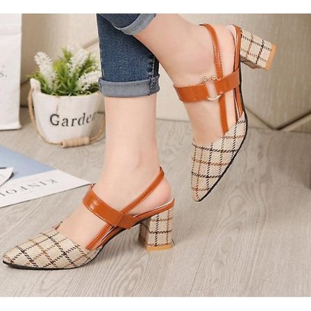 Lady New Hollow Grova Sandaler, Högklackade Pumps Shoe