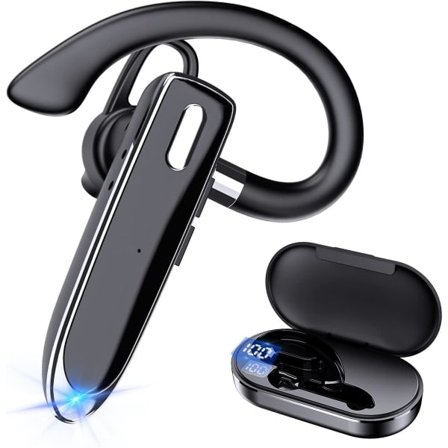Bluetooth-yksittäinen langaton kuuloke Handsfree-puhelinluuri, usb-c-lataus, vedenpitävä kuuloke autolla ajamiseen/liiketoimintaan/toimistoon Android/