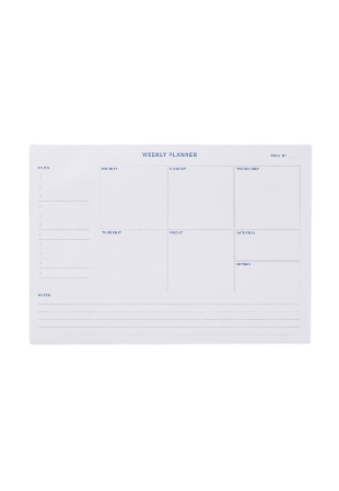 Åhléns Home Veckoplanerare KIT Kontor & papper Vit ONESIZE