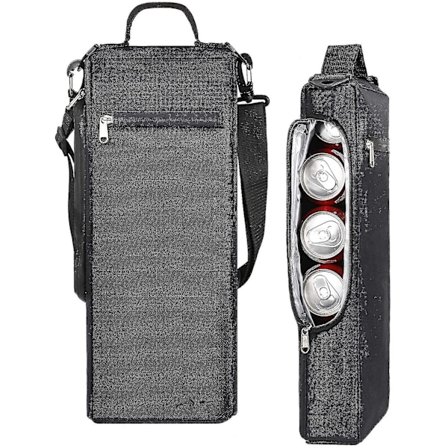 Golfkylväska - Golftillbehör för män och små mjuka kylväskor Isolerad ölkylare rymmer en 6-pack burkar eller två flaskor vin, golfsporter