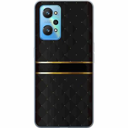 Realme Gt Neo2 Genomskinligt Skal Golden Stripes